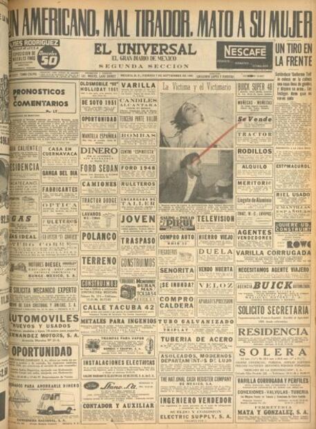 El escritor que mató a su esposa en la Roma