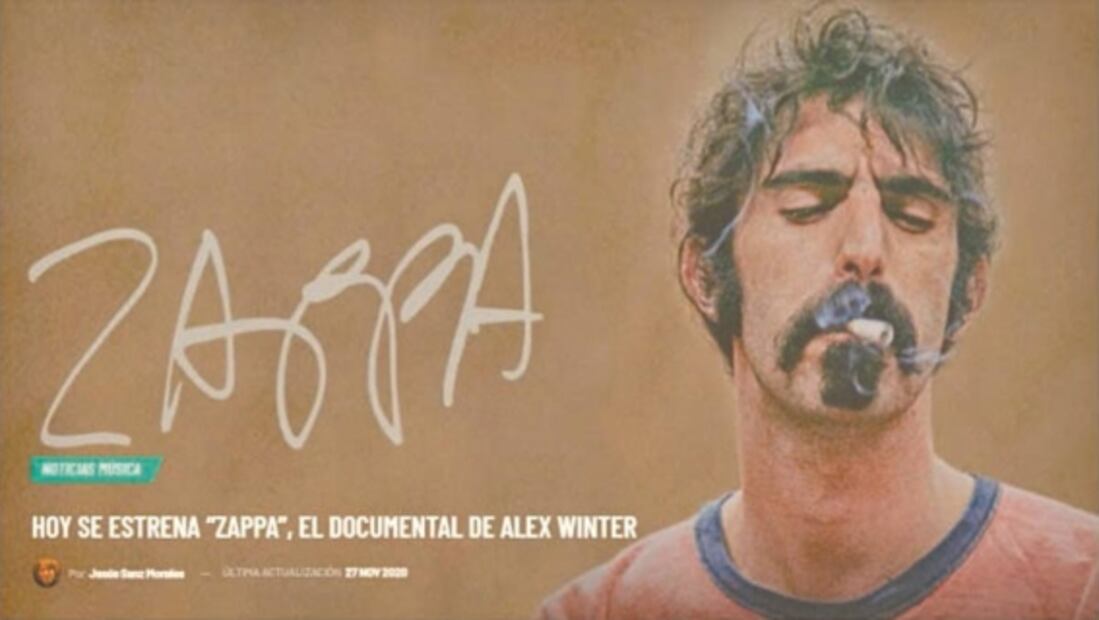 Nuevo documental de Frank Zappa