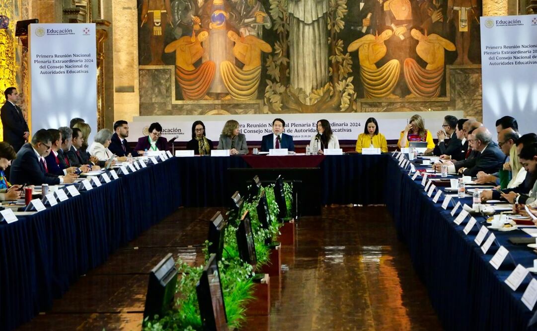 El secretario de Educación Pública, Mario Delgado Carrillo, afirmó que desde Jaime Torres Bodet no había surgido una reforma pedagógica como la Nueva Escuela Mexicana. Foto: Especial