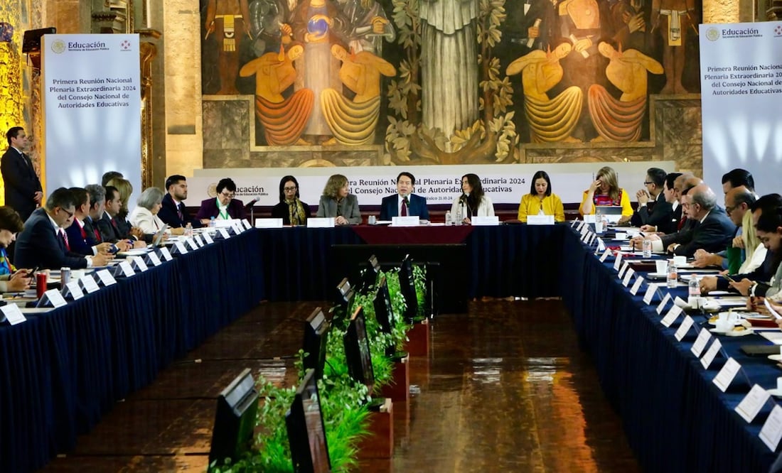El secretario de Educación Pública, Mario Delgado Carrillo, afirmó que desde Jaime Torres Bodet no había surgido una reforma pedagógica como la Nueva Escuela Mexicana. Foto: Especial