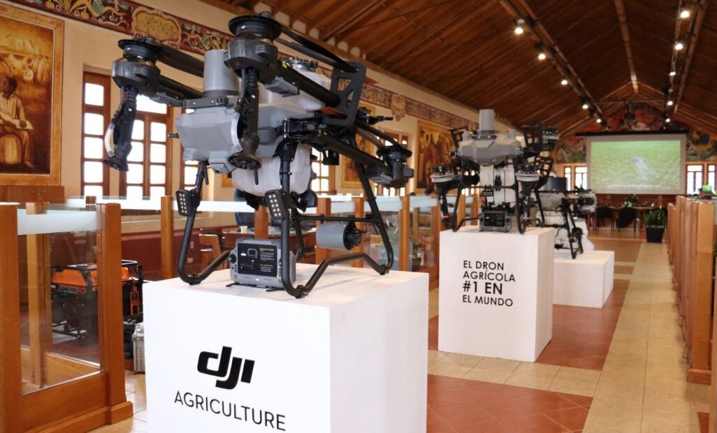 DJI presenta drones agrícolas que transforman el campo mexicano. Imagen: cortesía