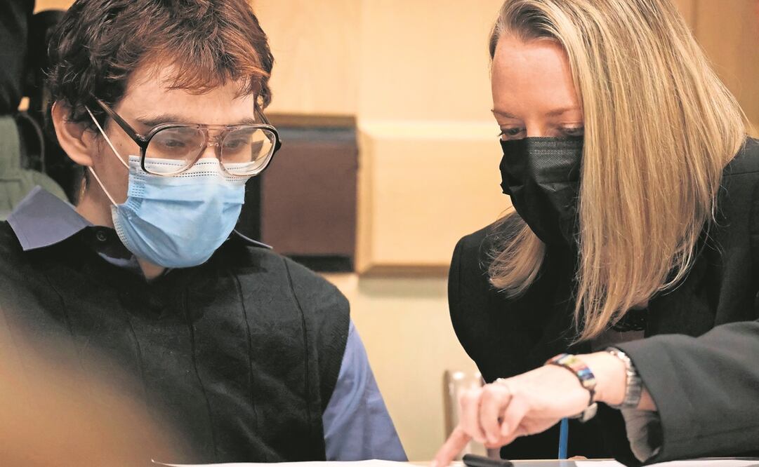 Nikolas Cruz se disculpó por sus crímenes durante la audiencia, ayer en Fort Lauderdale, Florida. Foto: Amy Beth Bennett. EFE