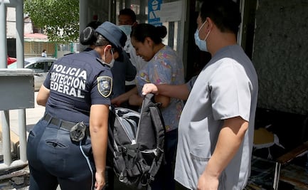 ¿Qué lleva ahí joven?: Aplican operativo a personal del Issste para evitar robo de medicinas