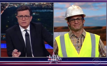   Gael García Bernal “builds” Trump’s wall