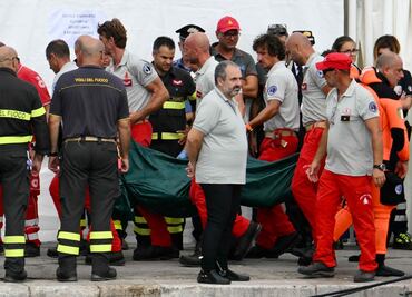Investigan al capitán del superyate que se hundió durante una tormenta en Sicilia