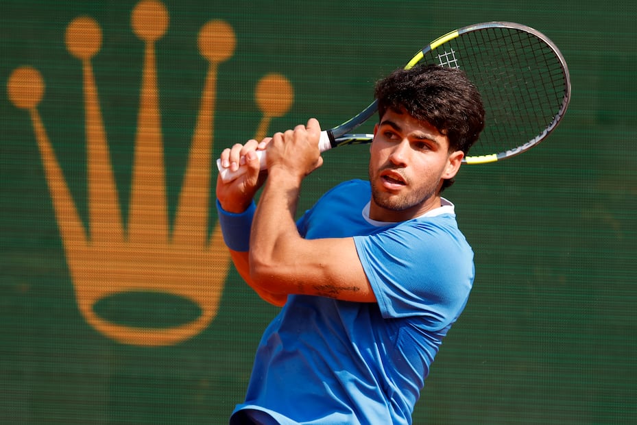 Carlos Alcaraz en las semifinales del Masters de Montecarlo - Foto: EFE