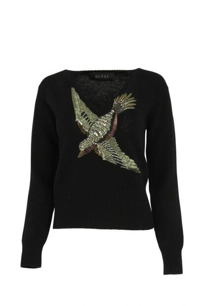 Cuánto cuesta el suéter con ave de Gucci de Laura Bozzo