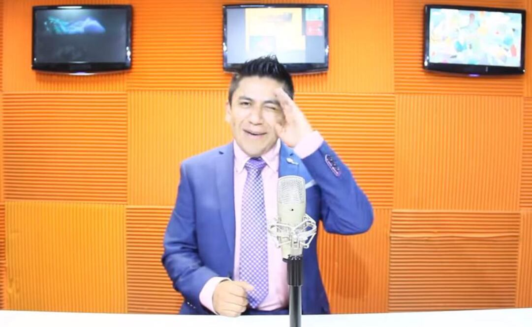 Enrique Vera también es locutor. FOTO: Captura.