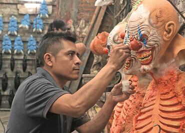 Máscaras de Yehualtepec: a mano, así dan rostro al terror