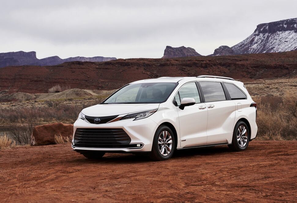 Toyota Sienna 2021 llega con nueva generación exclusivamente híbrida	