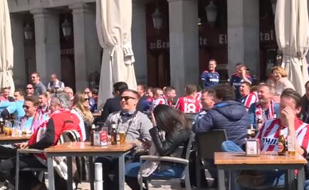 PSV veta a hinchas que participaron en incidentes en Madrid