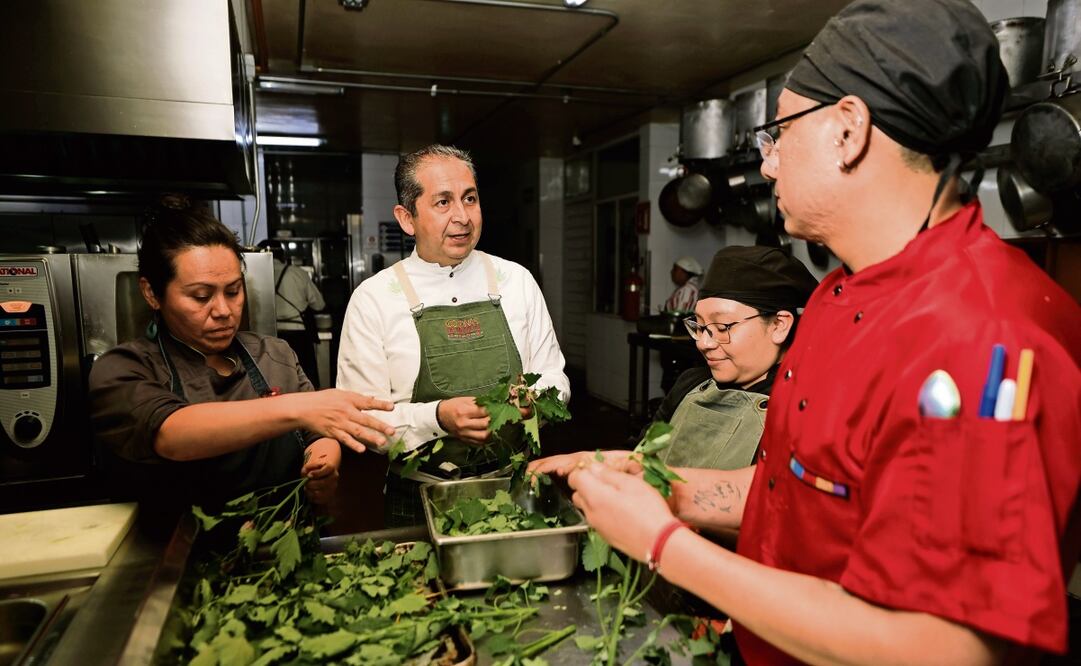 El chef consultor culinario Abel Hernández destacó la importancia de apoyar al campo mexicano. Foto: Diego Simón / EL UNIVERSAL