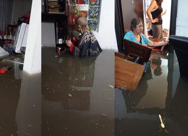 Alcaldía Iztapalapa sufre severas inundaciones tras torrenciales lluvias; reportan varias viviendas afectadas