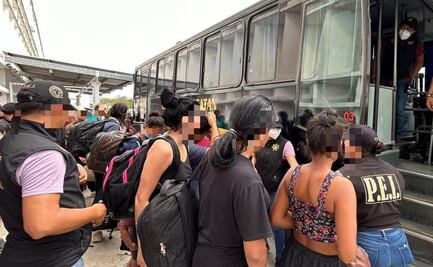 Aseguran a 42 migrantes de origen brasileño en Yucatán