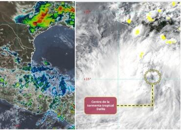 Tormenta tropical Dalila; ¿Qué estados serán los más afectados?