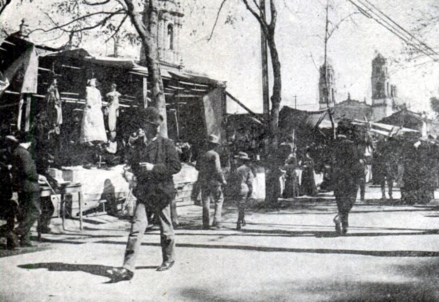 Cuando se daba de comer en diciembre en la Alameda