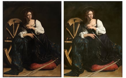 Exhiben restauración de un Caravaggio