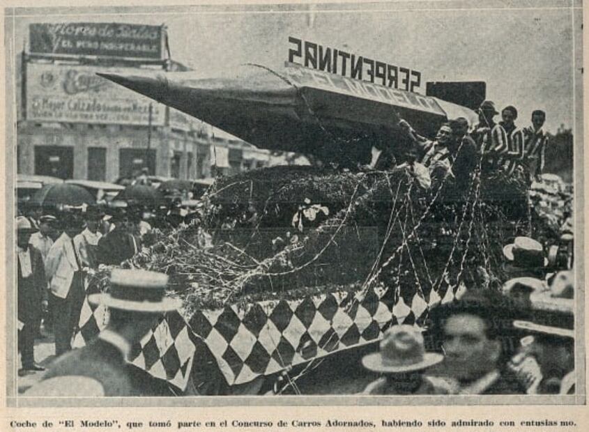 Así eran los desfiles y bailes de primavera