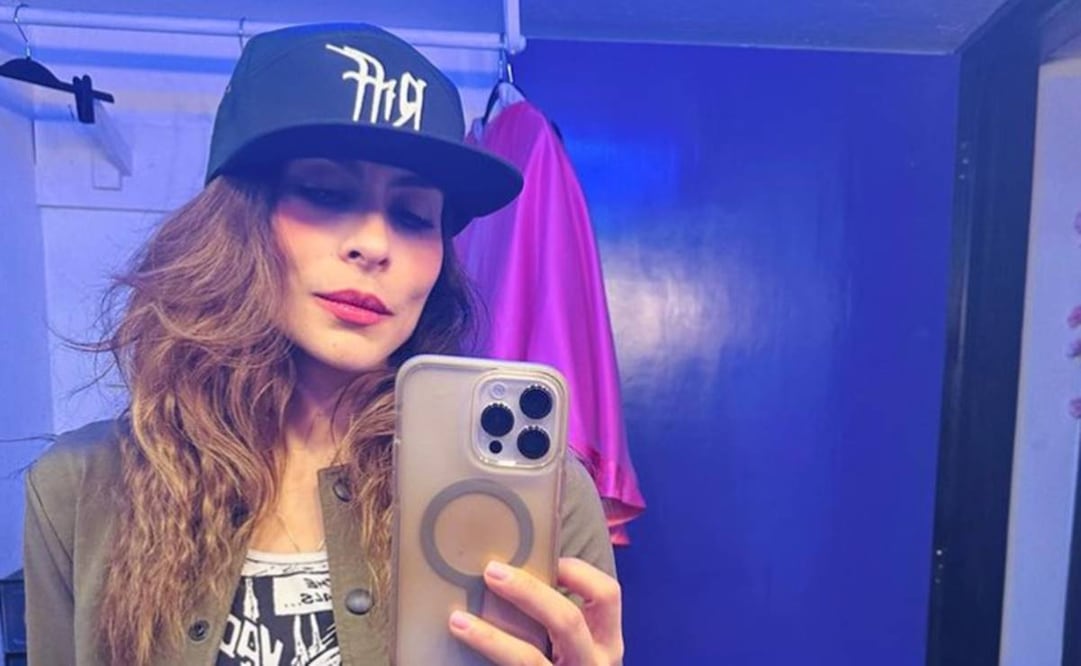 A María León no le importa que hablen bien o mal de "Vaselina", sólo que hablen del musical, e invita a la gente a ir a verlo. Foto: Instgaram.