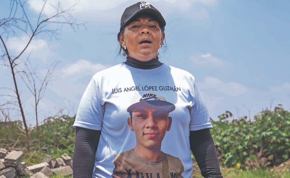Rosa Isela busca a su hijo Luis Ángel desde 2018. Foto: Karla Guerrero/ EL UNIVERSAL