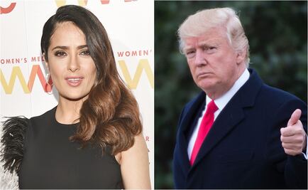 Salma Hayek llama "mentiroso" a Donald Trump