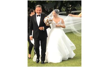 Ricardo Montaner no paró de llorar en la boda de su hija Evaluna