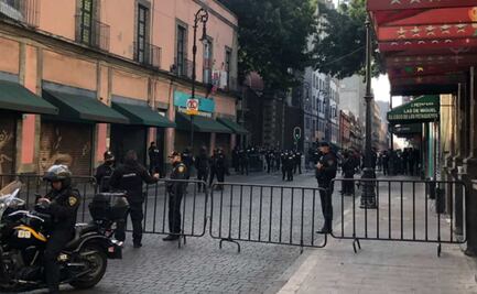 Resguardan inmediaciones del Congreso CDMX por informe de García Harfuch