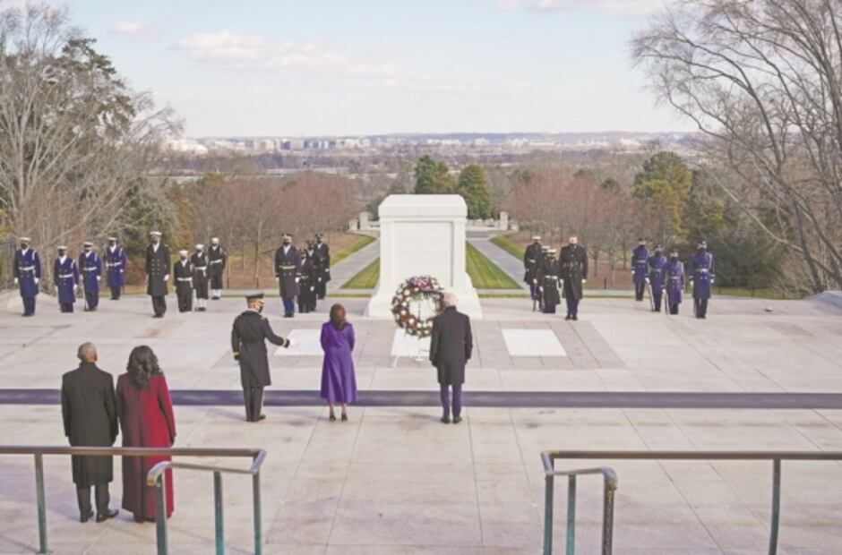 Así fue la investidura de Biden: sin multitudes pero con drástica seguridad