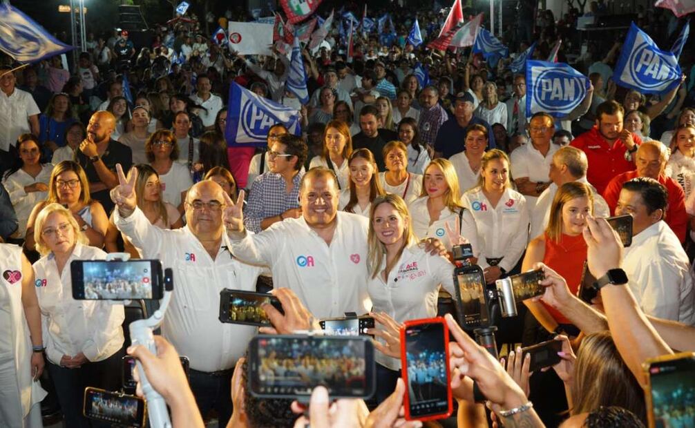 Óscar Almaraz Smer, exalcalde de Ciudad Victoria, quien busca recuperar la capital para el Partido Acción Nacional (PAN). Foto: Especial