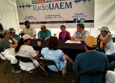 U.N. observers arrive in Tetelcingo, Mexico