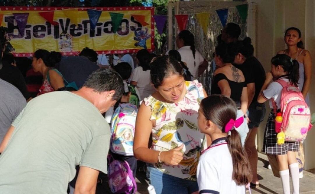 Arranca el ciclo escolar 2025-2026 (01/09/2025). Foto: Especial