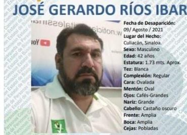 Emiten ficha de búsqueda para líder estatal del Partido Verde, José Gerardo Ríos en Sinaloa
