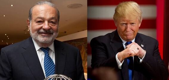 Trump accuses Mexico's Carlos Slim of trying to help Clinton