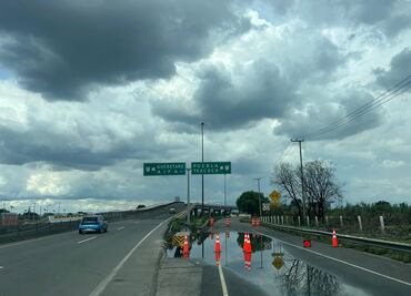 Tras anegaciones, abren completamente la circulación en el Circuito Exterior Mexiquense