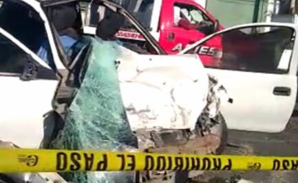 Choque en la México-Texcoco deja una mujer muerta y dos lesionados