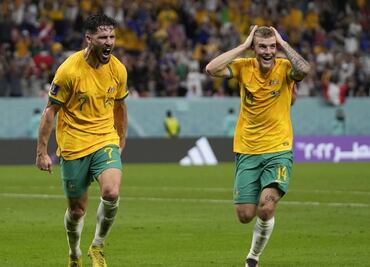 Australia clasifica a los octavos de final tras derrotar a Dinamarca