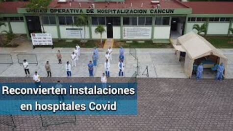 Así quedaron dos instalaciones reconvertidas por la SEDENA para atender pacientes Covid