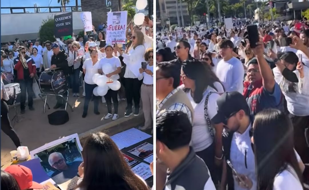 La supuesta celebración por la licencia de Rubén Rocha es en realidad un video de 2025. Imagen: Captura de pantalla.