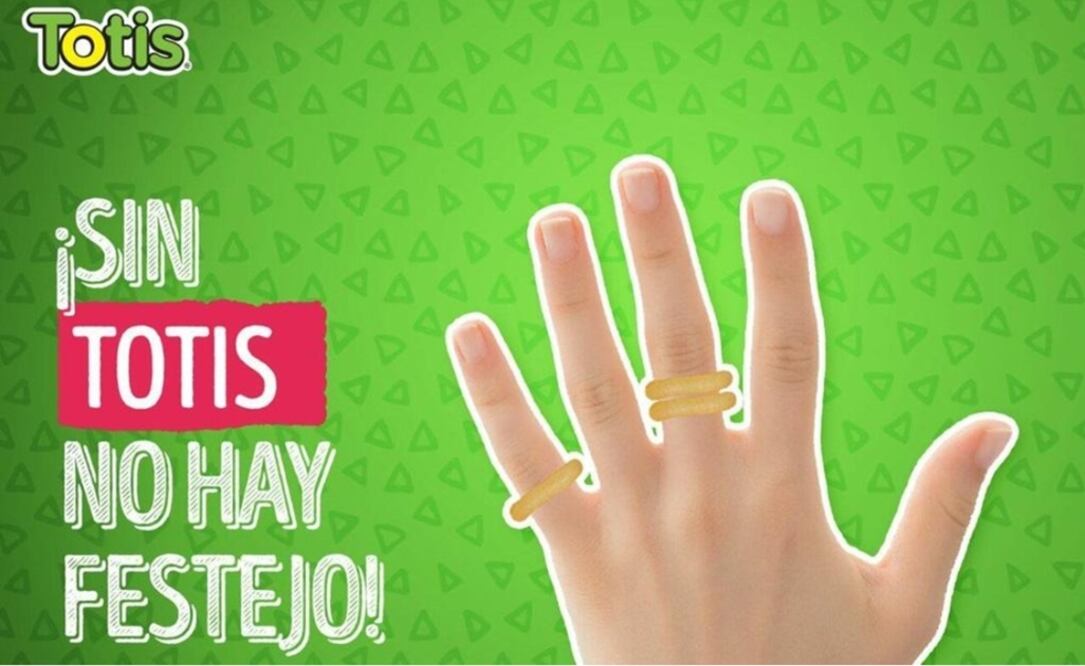 “It's not a party without Totis” reads the message on the image, Taken from Facebook account  @TotisMexico