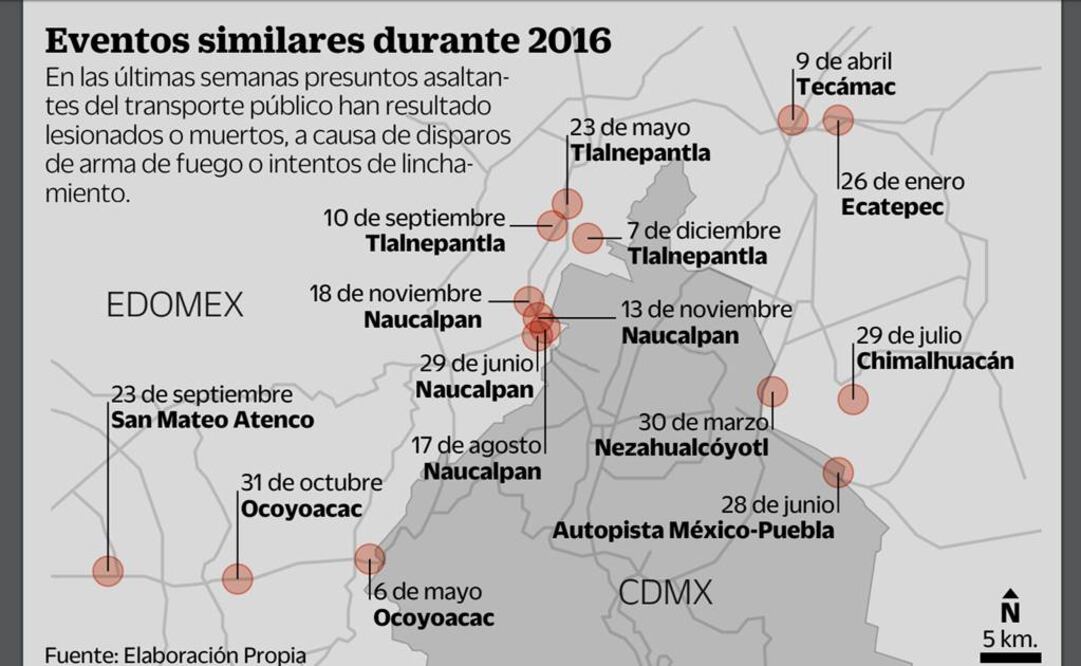 Ataca ‘justiciero’; balea a ladrón en Tlalnepantla