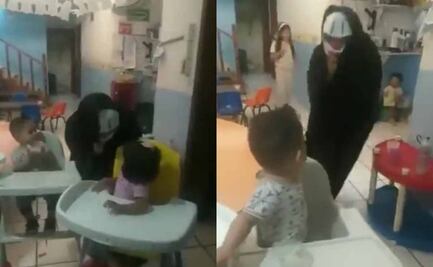 Clausuran Kínder de Zapopan por educadora que asustaba a los menores con máscara, VIDEO