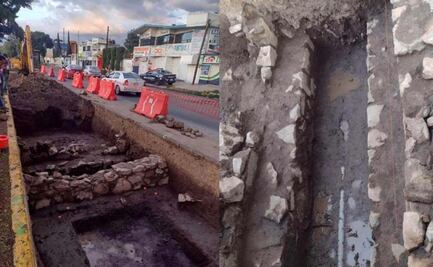 Por posible hallazgo de vestigios arqueológicos, suspenden obra de trolebús Iztapalapa-Chalco