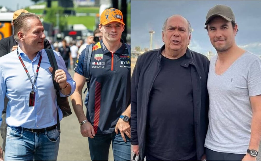 Jos Verstappen, Max Verstappen, Antonio Pérez Garibay y Sergio Pérez - Fotos: @josverstappen7 y @schecoperez en X