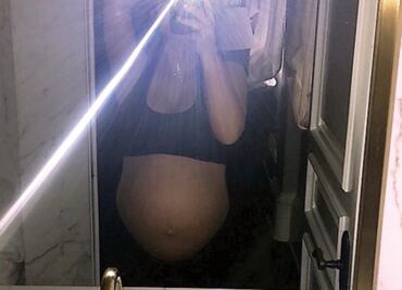 Kim Kardashian presume a su segundo bebé