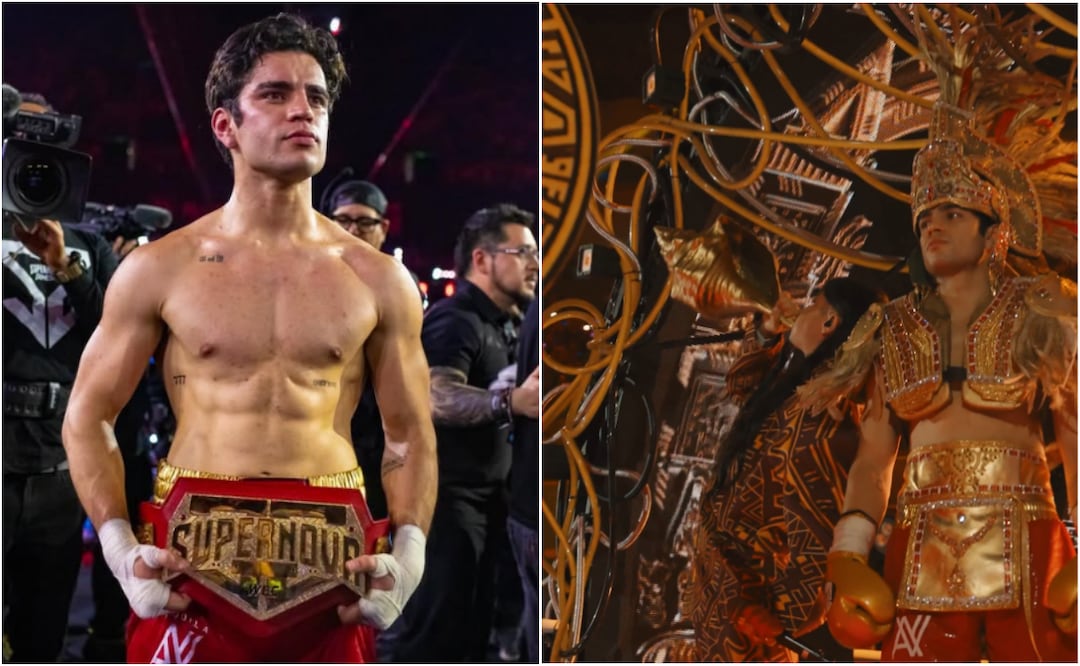 Así fuer la entrada de Aarón Mercury a Supernova Génesis 2026. Foto: Supernova Boxing