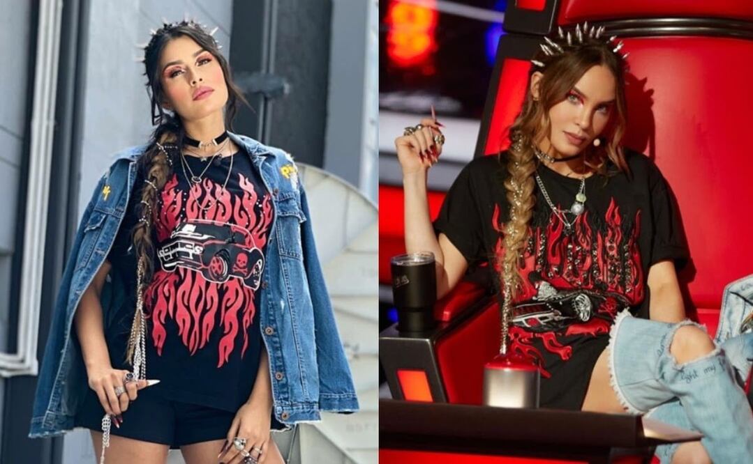 La conductora de televisión es fan del estilo de la Belinda y se crea unos buenos looks Foto: Instagram @kristalsilva @belindapop 
