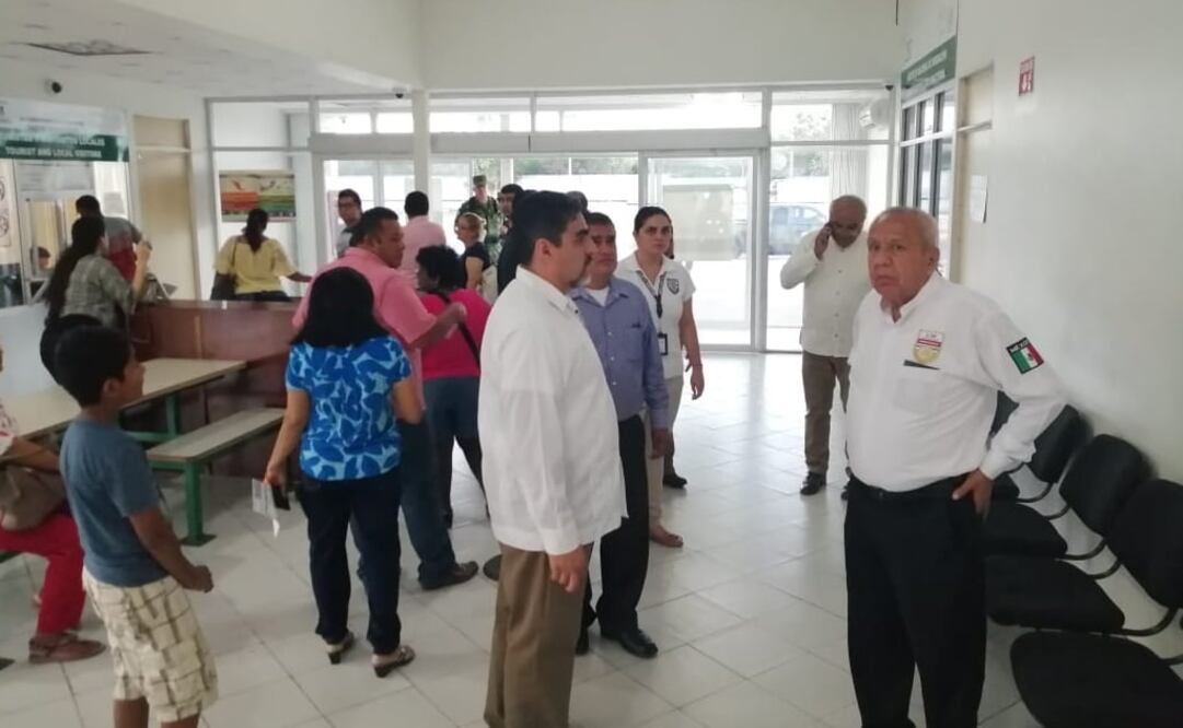 El comisionado del Inami, Francisco Garduño realizó visita de trabajo a la frontera con Belice. Foto: Cortesía