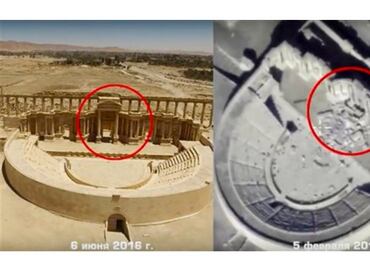 Imágenes de drones muestran nuevos daños en Palmira