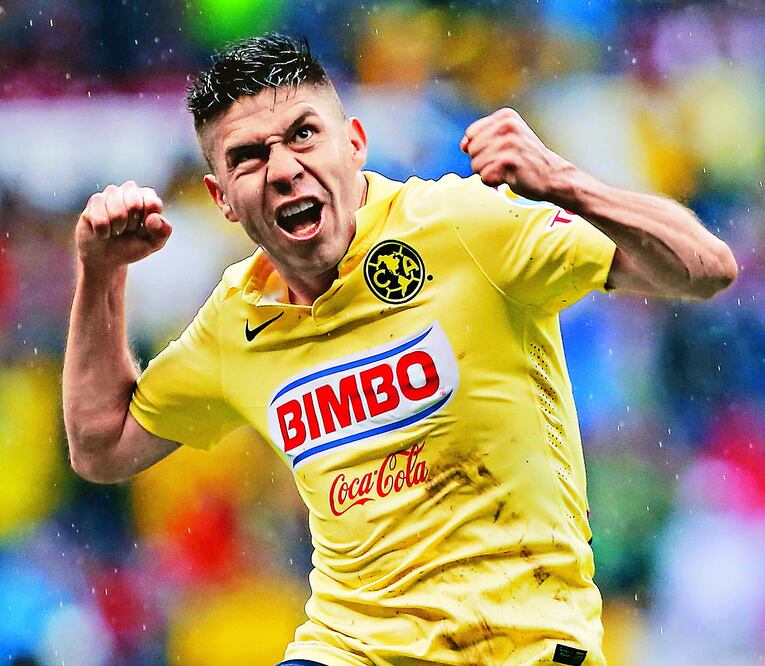 Hasta el momento, Oribe Peralta es el mejor goleador del América en el actual torneo y ante el Atlas el sábado quiere anotar (ARCHIVO EL UNIVERSAL)