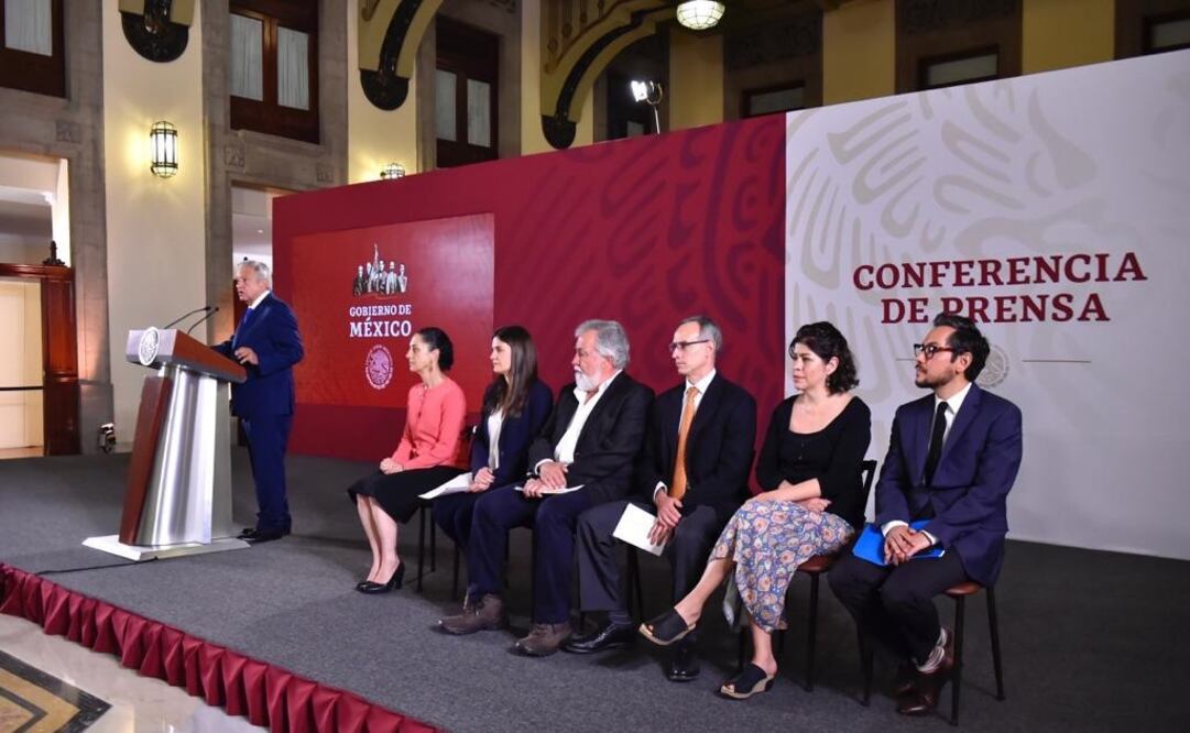 El presidente Andrés Manuel López Obrador, durante la conferencia mañanera. Foto: Gobierno de México